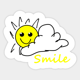 Smile sunshine Sticker